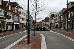 Entrance to the new parking garage Garenmarkt