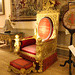 George IV's throne from The House of Lords, Grimsthorpe Castle, Lincolnshire