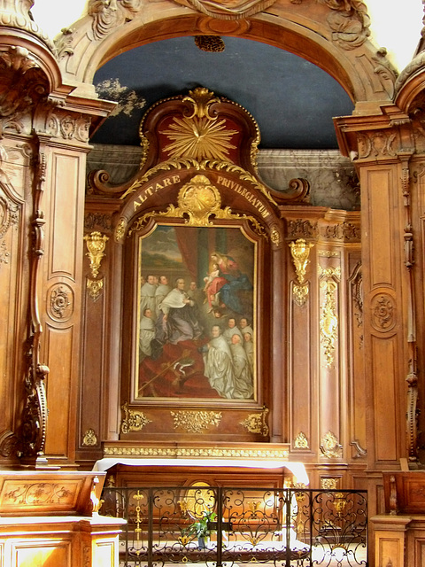 Intérieur de l’église de Valloires à Argoules (80)