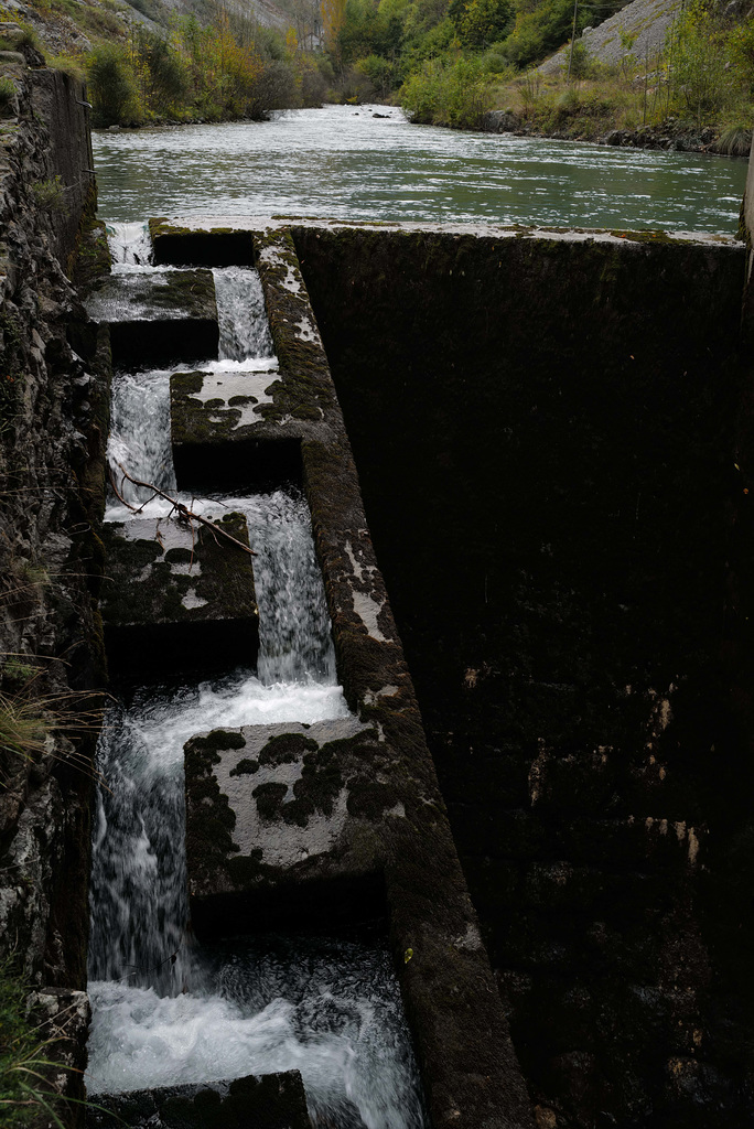 Cain, Ruta del Cares, Salmon ladder