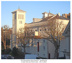 Devonshire Park Theatre NW view Eastbourne 28 11 2023