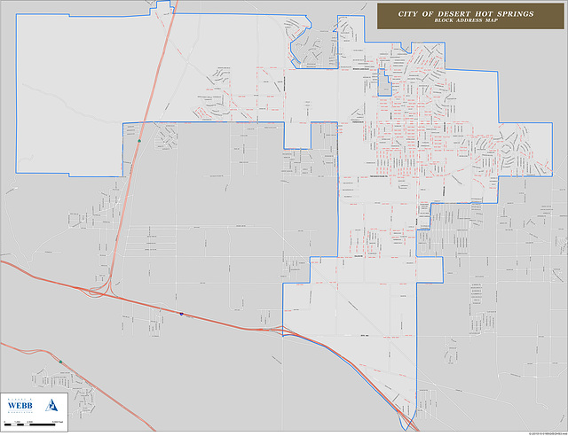 Desert Hot Springs Boundary Map 2014