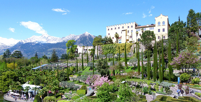 Die Gärten von Schloss Trauttmansdorff