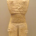 Cycladic Female Figurine of the Plastira Type in the National Archaeological Museum of Athens, June 2014