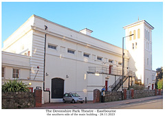 Devonshire Park Theatre south side Eastbourne 28 11 2023