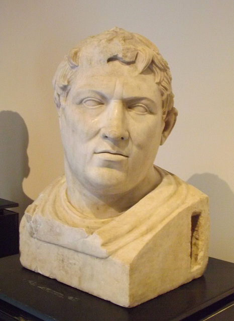 Herm of Philetairos of Pergamon from the Villa dei Papiri in the Naples Archaeological Museum, June 2013