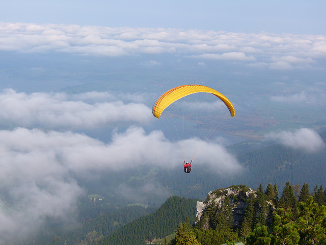 Gleitschirmflieger Tegelberg