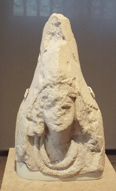 Iberian Female Bust in the Archaeological Museum of Madrid, October 2022