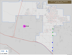 Desert Hot Springs Boundary Map 2014 with notes