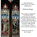 St Mary Eastbourne Faith & Hope by studio of WG Taylor