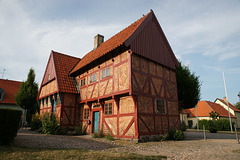 Half Timbered Buildings In Ystad