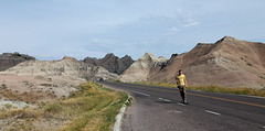 Les Badlands en planche à roulettes !