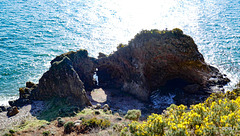 Rock Formations at the bottom of the cliff path to McFarquhar's Cave