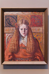 "Portrait d'une jeune norvégienne" (Konrad Mägi - 1909)