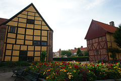 Half Timbered Buildings In Ystad