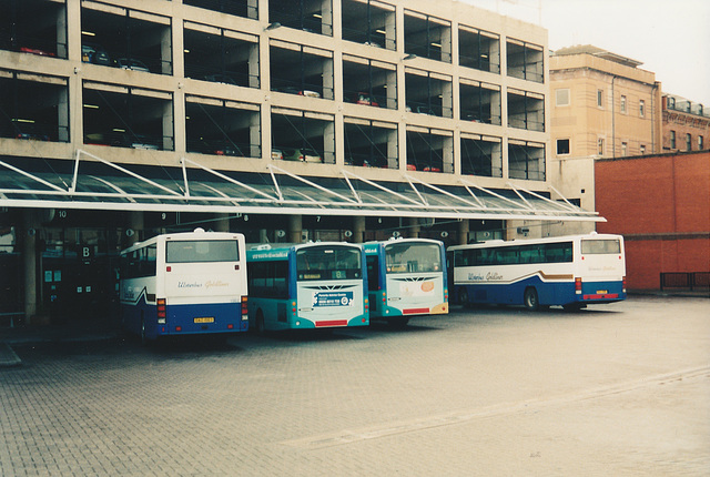 Ulsterbus vehicles at Laganside in Belfast - 5 May 2004