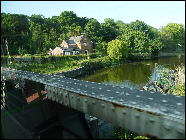 Winnington swing bridge