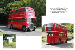 Former London Transport RT bus Northiam 7 8 2014