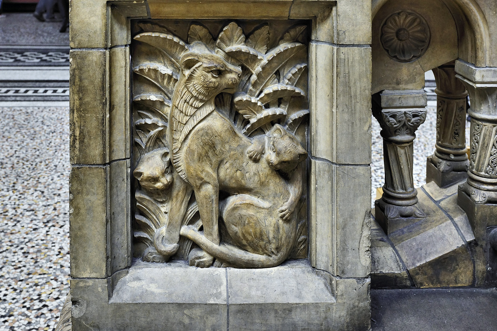 A Big Cat with Little Cubs – Natural History Museum, South Kensington, London, England
