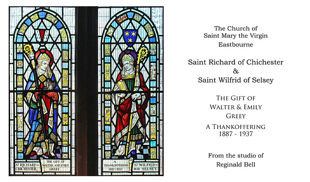 St Mary Eastbourne SS Richard & Wilfrid by Reginald Bell 1937