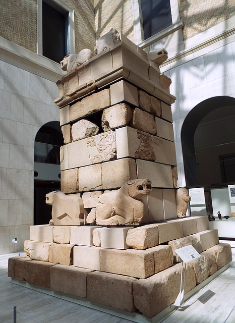 Pozo Moro Monument in the Archaeological Museum of Madrid, October 2022