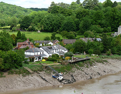 View Over the River Wye From Chepstow Castle