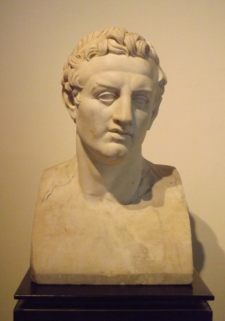 Herm of Ptolemy III from the Villa dei Papiri in the Naples Archaeological Museum, June 2013