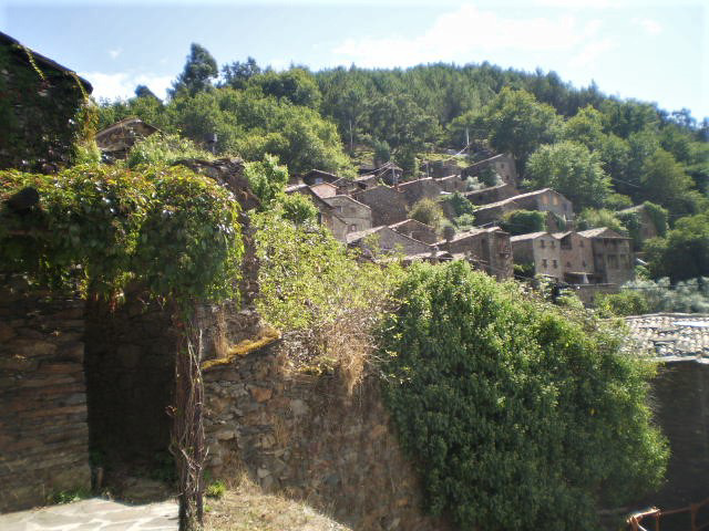 Old schist village.