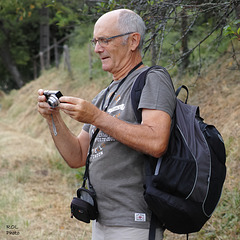 Le sérieux du photographe professionnel