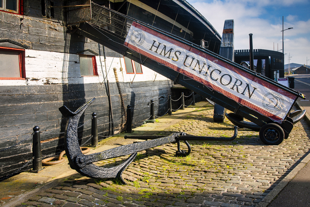 HMS 'Unicorn', Leda Class Frigate - Gangplank