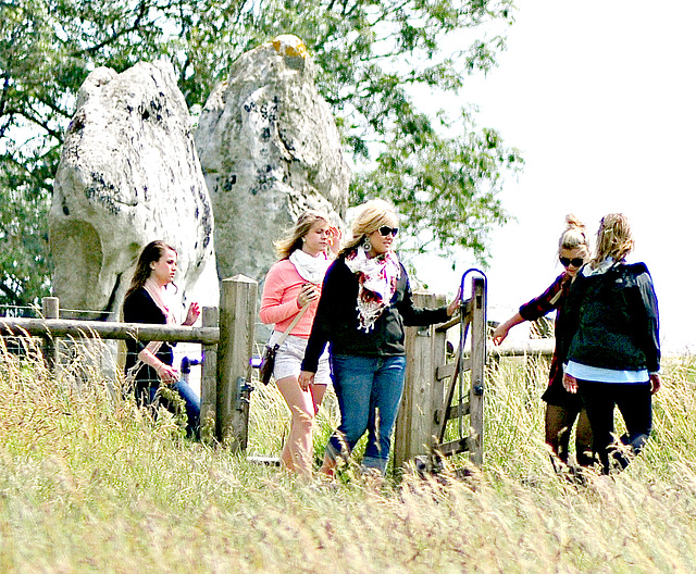 Five Girls at Avebury (Sooner)