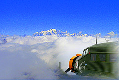 En direction du Mont Blanc