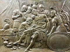 Athens 2020 – Athens War Museum – Relief from the live and campaigns of Alexander the Great