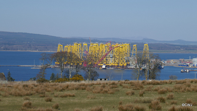The oil industry's footprint is all too obvious in the Cromarty Firth