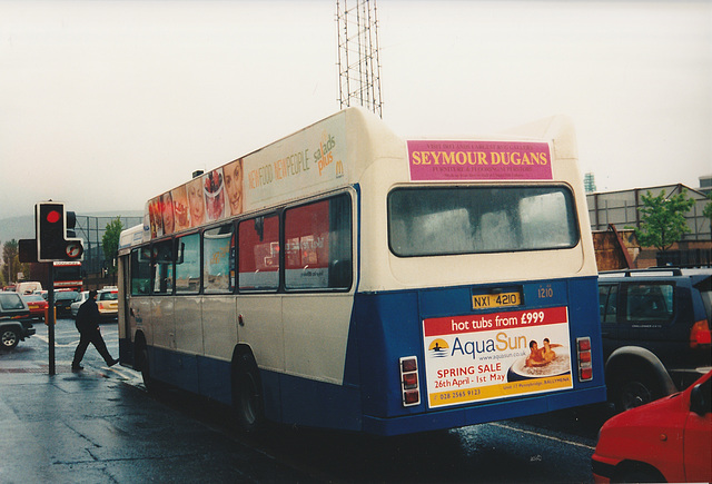 Ulsterbus NXI 4210 in Belfast - 5 May 2004