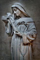 Sainte Rita à l'église Saint Eustache, Paris, France