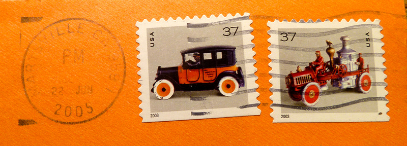 Classic USA cancellation mark