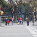 Scène de rue à Barcelone