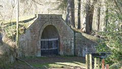 Approach to The Servants' Tunnel to Cromarty House