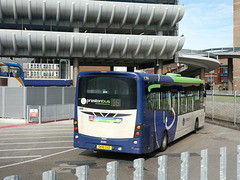 Preston Bus 32301 (SK16 GXO) leaving Preston bus station - 25 May 2019 (P1020195)