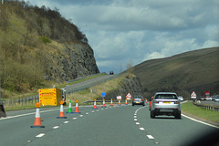 Road works - M6
