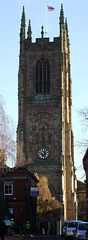 Derby: Cathedral (All Saints) from St Mary's Gate 2012-12-10