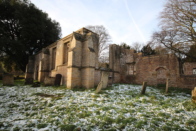 All Saints Church, Annesley, Nottinghamshire (now a ruin)