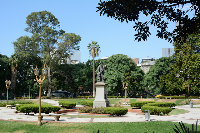 Buenos Aires, Statue of Adolfo Alsina on Liberty Square