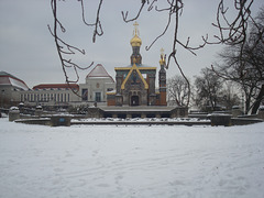 Ausstellungsgebäude und Russische Kapelle