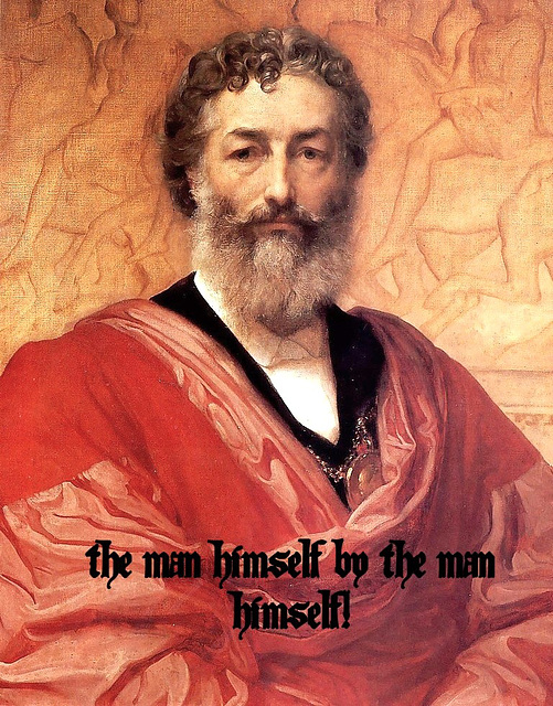 Frederic Lord Leighton - 1830 - 1896, self portrait