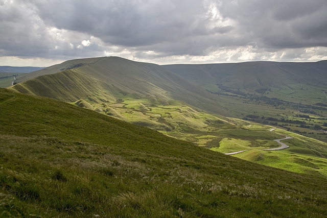 Rushup Edge and Lord's Seat from Mam Tor
