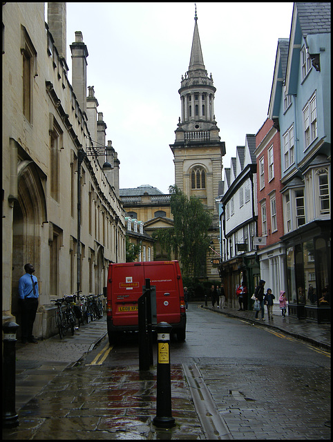 Turl Street in the rain