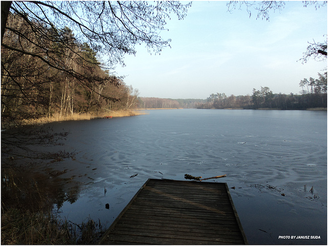 winter lake...