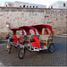 Rickshaws tricycles